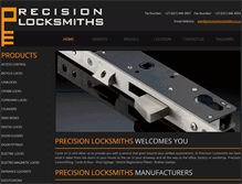 Tablet Screenshot of precisionlocksmiths.co.za