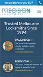 Mobile Screenshot of precisionlocksmiths.com.au